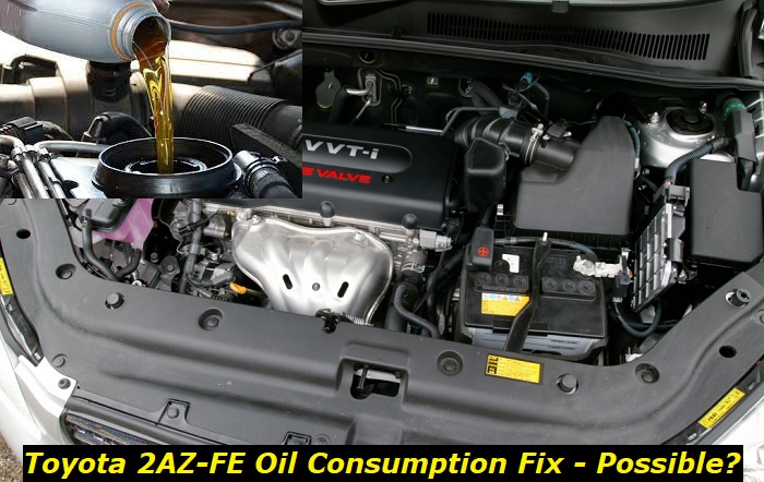 toyota 2az-fe oil consumption fix
